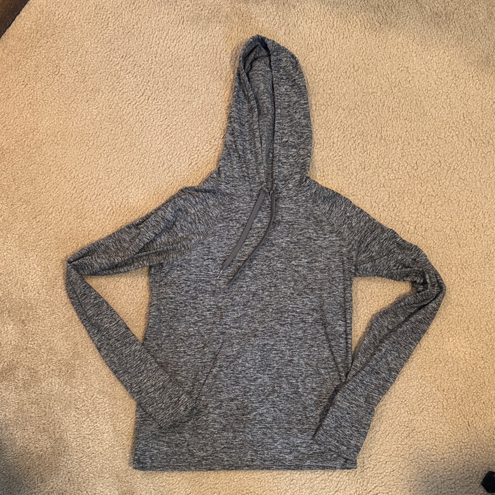 Outdoor Voices Heathered Gray Women's Hoodie Sweater